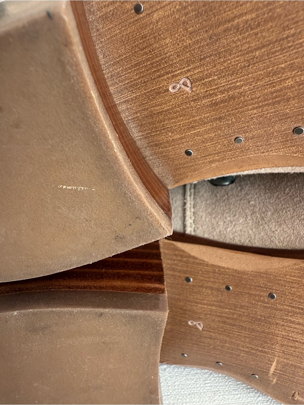 Sam Edelman Suede Ankle Booties with Studd Grommet Detail in Taupe - Picture 11 of 14